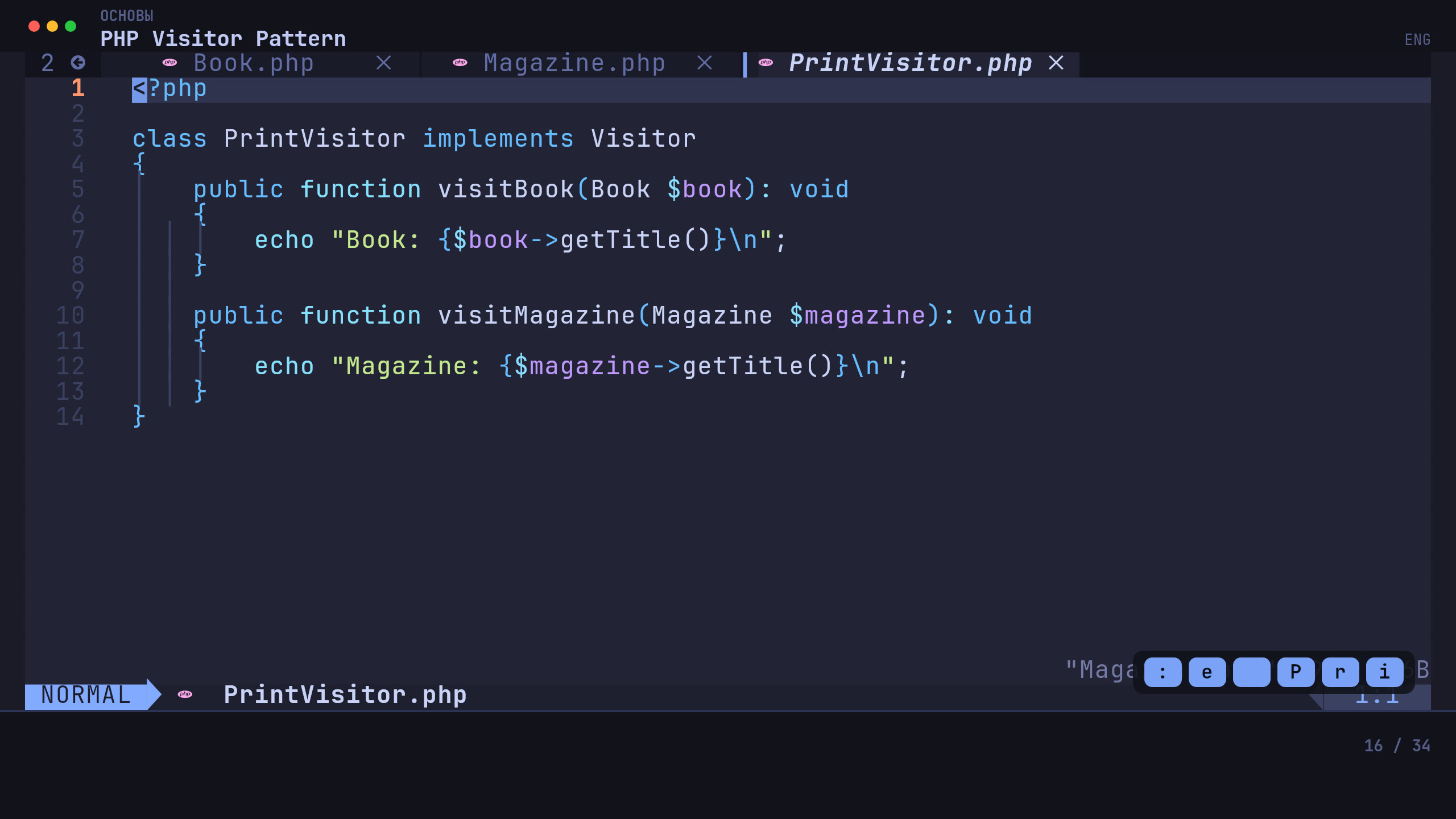 Visitor Pattern